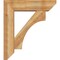 Ekena Millwork Westlake Slat Rough Sawn Bracket w/ Offset Brace, Western Red Cedar, 8"W x 30"D x 34"H BKT0806X30X34WTL06RWR - alternate 3